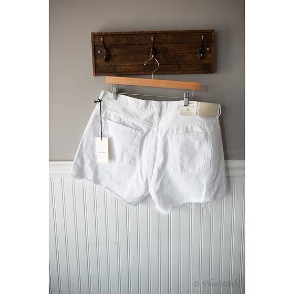 Citizens of Humanity Annabelle Long Shorts 32 NWT White - Picture 4 of 4